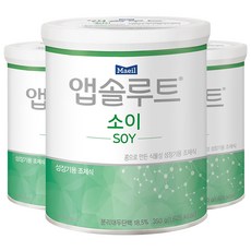 앱솔루트 베이비웰 소이분유, 350g, 3개
