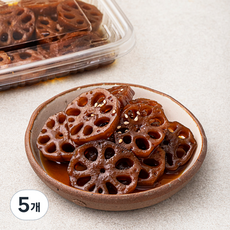 식탁위의사계 녹선 아삭 연근조림, 160g, 5개