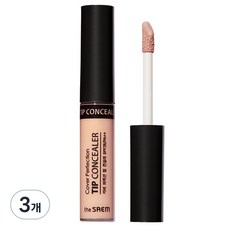 더샘 커버 퍼펙션 팁 컨실러 6.5g, 피치 베이지, 3개