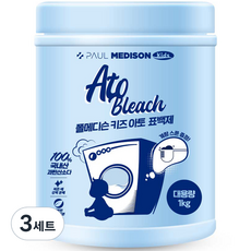 폴메디슨 키즈 아토 표백제 1kg + 계량스푼, 3세트