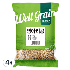 웰그레인 병아리콩, 1kg, 4개