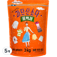 엄마의선택 과탄산소다 표백제, 3kg, 5개