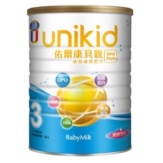 unikid 佑爾康 貝親 OPO Plus 幼兒成長配方, 850g, 1罐