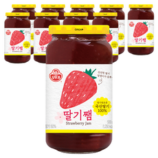 오뚜기 딸기쨈, 500g, 10개