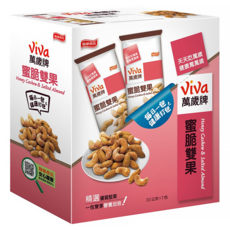 ViVa 萬歲牌 蜜脆雙果, 精選優質堅果, 1盒