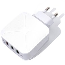 에이투 3포트 퀄컴 QC 3.0 고속 USB 멀티 충전기 AR0101, 1개