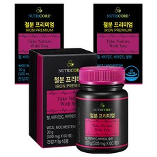 NUTRICORE 鐵溢價, 60顆, 3個
