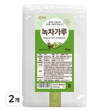윤고집 녹차가루 보성, 2개, 800g, 1개입