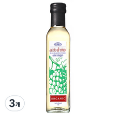 멩가졸리 유기농 화이트 와인 식초, 250ml, 3개