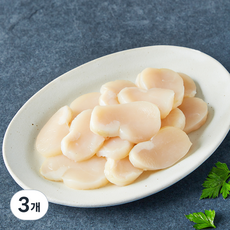 국내산 관자 슬라이스 (냉장), 3개, 170g
