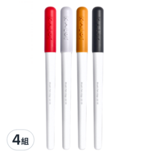 KaCO KALOr 綺采秀麗柔繪筆4件組 流金輕奢 0.5mm 繪畫 練字 彩繪, 4組