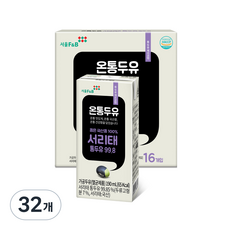 서울에프엔비 온통 서리태 통두유, 190ml, 32개