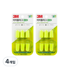 3M 이어플러그 팬시네온 리필 3쌍, 4개