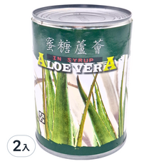 傳佳蜜糖蘆薈，重量565g/固形量300g，2入組，清爽解渴，健康美味，罐裝方便攜帶, 565g, 2入