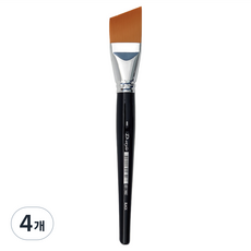 韓國 Rubens Rubens Art Brush D STYLE 斜角刷, 4個, 8號