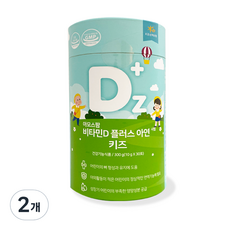 아모스팜 비타민D 플러스 아연시럽 키즈, 2개, 300g