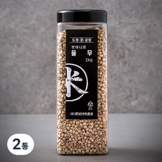 도정공장 씻어나온 율무, 1kg, 2통