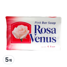 로사비너스 핑크 목욕비누, 150g, 5개