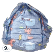 Nuby 游泳尿布 男款 體重12~17kg兒童適用, XL, 9片