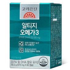 고려은단 알티지 오메가3 40.2g, 60정, 1개