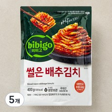 비비고 썰은 배추김치, 400g, 5개