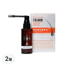 PBF 寶齡富錦 髮細胞頭皮養髮精華液，促進髮根生長，強韌髮絲，天然破殼花粉，藍銅胜肽，多種胺基酸, 60ml, 2瓶