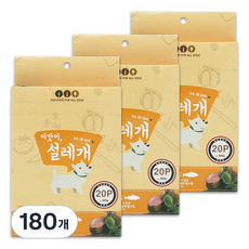 설레개 강아지간식 15g, 연어맛, 180개