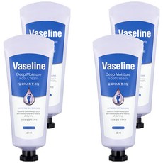 Vaseline 凡士林 C2Y 深層保濕足霜 60ml, 1入, 4個