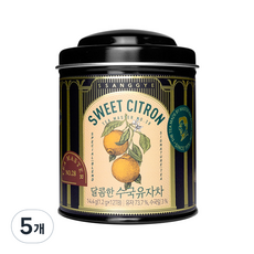 쌍계명차 티 마스터 캔 달콤한 수국유자차, 1.2g, 12개입, 5개