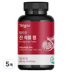 웰트릿 고함량 진 석류 정, 54g, 5개