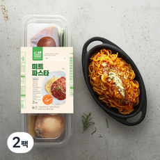 프레시밀 미트파스타 2인분, 590g, 2팩