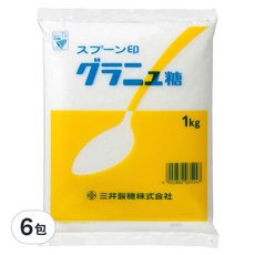 三井 精緻細砂糖 1kg x 6包入, 細緻易溶，適用於烘焙、甜點及各式飲品, 6包