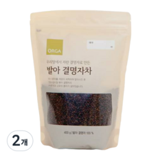 올가홀푸드 발아 결명자차, 400g, 1개입, 2개