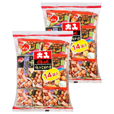 DENROKU 傳六 二色綜合豆果子, 14袋入, 341.6g, 2袋