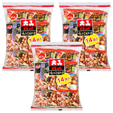 DENROKU 傳六 二色綜合豆果子, 14袋入, 341.6g, 3袋