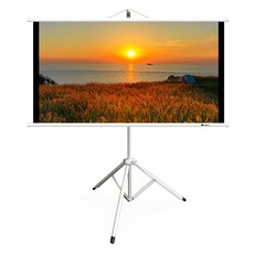 윤씨네 스크린 심플 족자스크린 화이트 삼각대포함 16:9 1771 x 996 mm, YJH-080 YJH-080