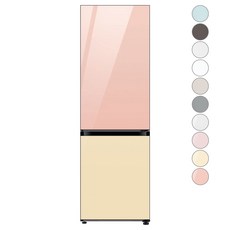 [색상선택형] 삼성전자 비스포크 2도어 키친핏 냉장고 333L 방문설치, RB33A3662AP