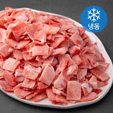 국제식품 국내산 돈전지 찌개용 3 x 2 x 0.3 cm (냉동), 1kg, 3개
