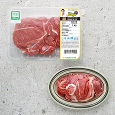 포크밸리 한돈 무항생제 인증 앞다리 불고기용 (냉장), 1kg, 1팩