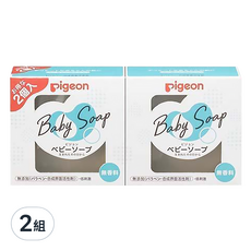 pigeon 貝親 透明香皂2件組, 180g, 2組