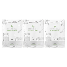 Body Goals 豌豆蛋白飲 芝麻歐蕾, 31g, 3包, 純素高纖, 健身蛋白飲