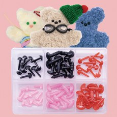 ARTNISM Moru娃娃裝飾材料配件 鼻子 60入組, 1組, 混色