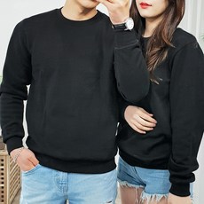 더클래식 남자 여자 기본 오버핏 맨투맨
