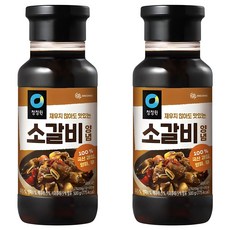 청정원 전통 소갈비양념, 500g, 2개