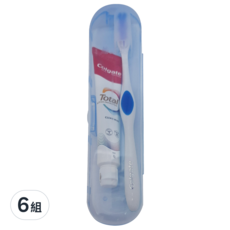 Colgate 高露潔 完整防護旅行組 全效清淨薄荷牙膏40g + 抗敏專家牙刷, 40g, 6組