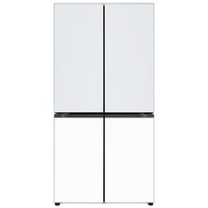[색상선택형] LG전자 디오스 오브제컬렉션 4도어 냉장고 M873GYW031S 875L 방문설치, 글라스 크림스카이(상), 글라스 크림화이트(하)