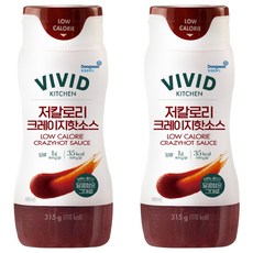 비비드키친 저칼로리 크레이지핫소스, 315g, 2개 2개, 315g