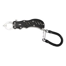 Mega Dine釣魚工具 魚鉗, 黑色的, 1入