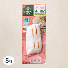 더건강한 닭가슴살 직화 통살구이, 100g, 1개입, 5개 100g, 5개