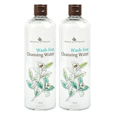 보타니컬테라피 워시프리 바디 클렌징워터, 500ml, 2개